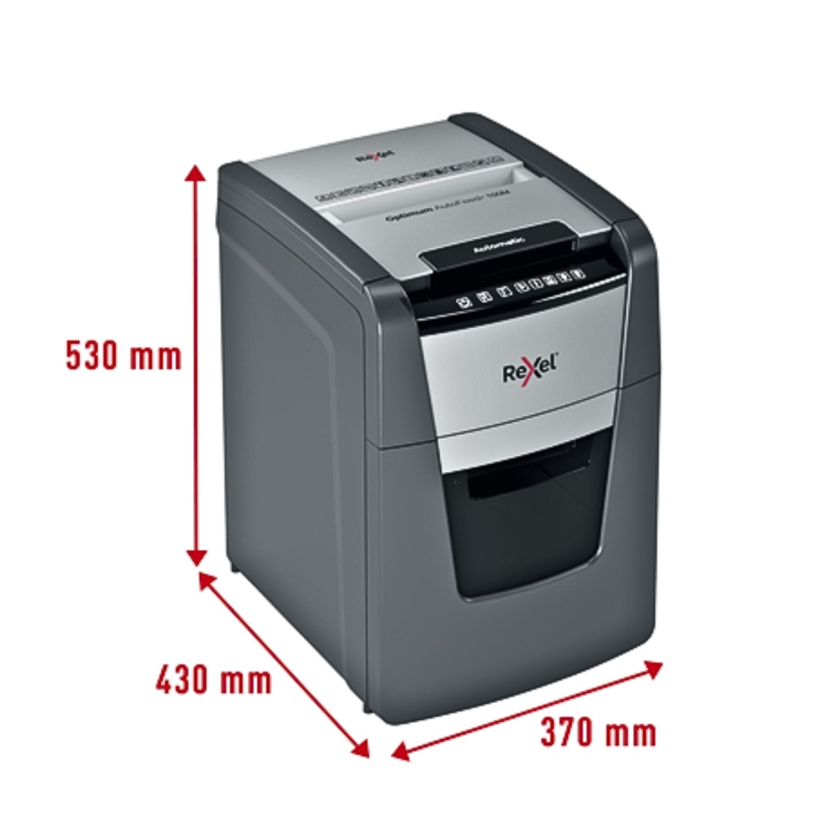 Rexel Optimum AutoFeed+ 100X Automatic Cross Cut Paper Shredder
